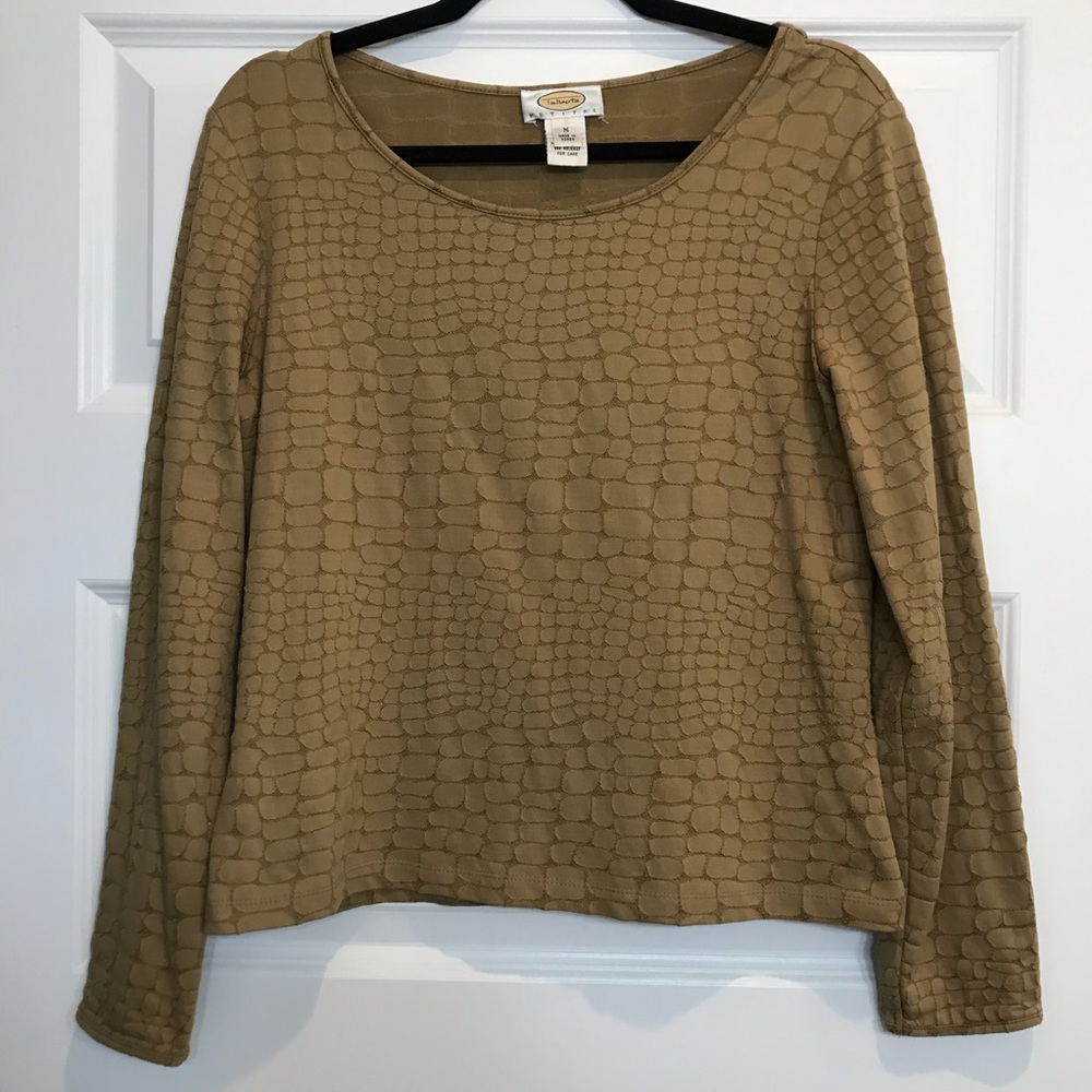 Talbots M tan top